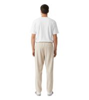 Rough. Snug Fit Herren Hose aus Strukturstoff Lässig & Modern entspannter Sommerstyle in Ecru