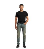 Jean RRL Slim Fit 5 poches pour homme - Coupe droite classique et premium - Bleu