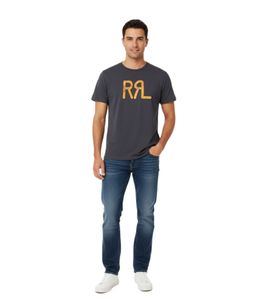 Ralph Lauren Herren Kurzarm-T-Shirt aus der Spring/Summer Kollektion mit Markenlogo Navy