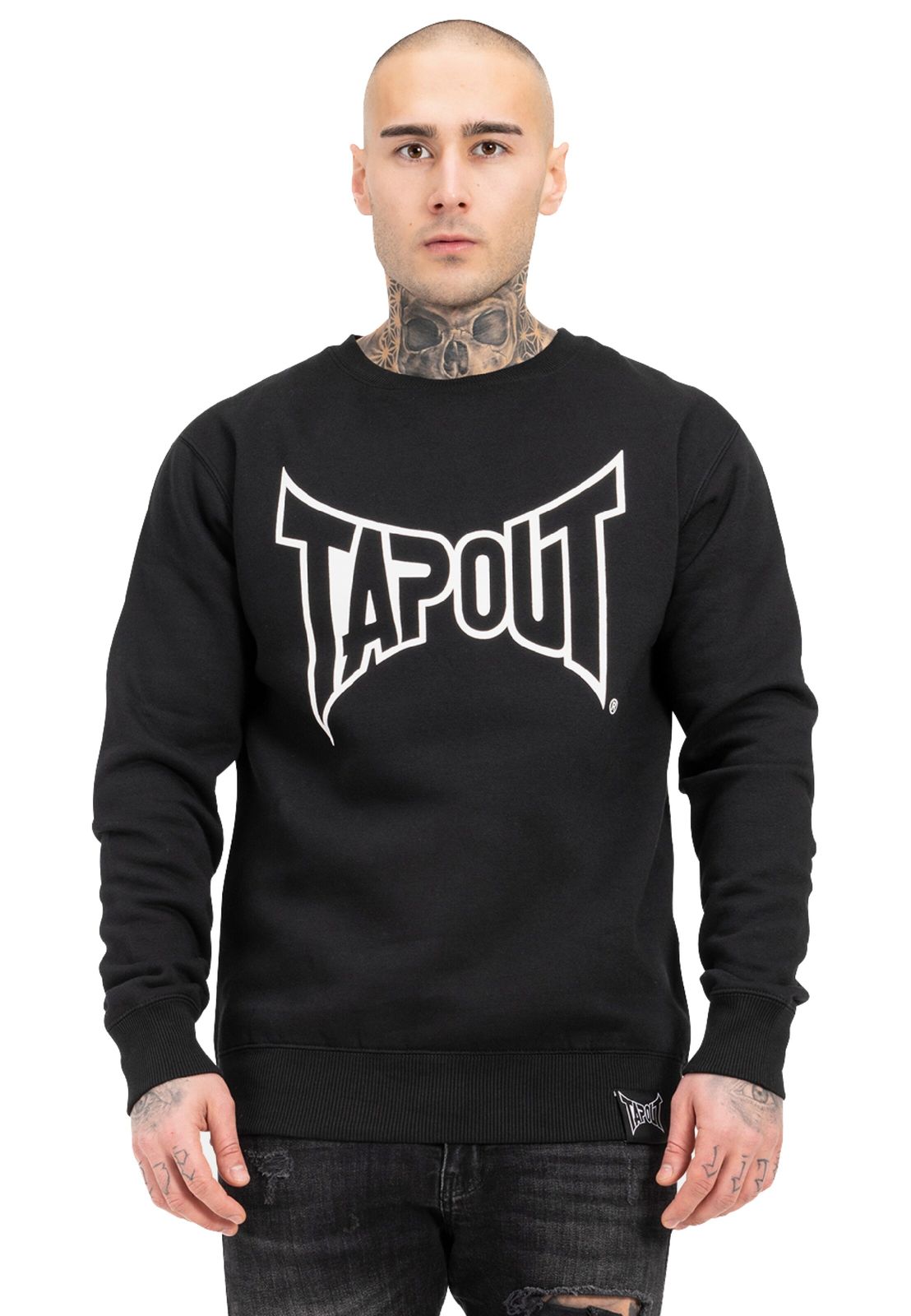 Maglione Tapout Marfa nero/bianco