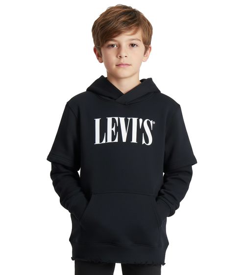 LEVI'S Kids LVB 2 Fer Pullover Hoodie, Black