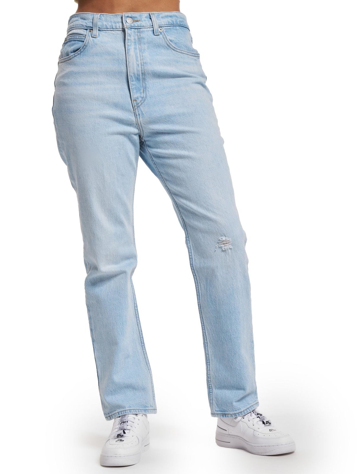 Jeans LEVI'SS High Straight, un successo in blu navy
