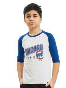 Maillot à manches longues Snapshot Super Rival des Cubs de la MLB, blanc, 47