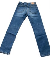 Jeanerica Herren Straight Fit Denim Hose Komfortabler Schnitt Vintage Antifit  Mittelblau