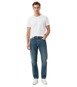 Jeanerica Loose Fit pour homme : Denim de haute qualité, coupe moderne et confortable, bleu