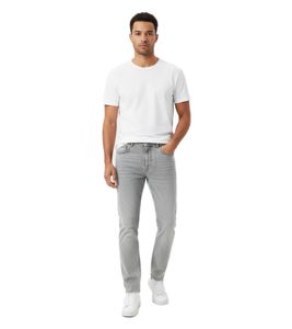 Jeanerica Tapered Vintage pour homme : Coupe décontractée et jambe slim, style classique 5 poches, gris clair