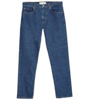 Jeanerica coupe ample pour homme, coupe décontractée et jambes fuselées, style vintage classique 5 poches, taille 95, bleu