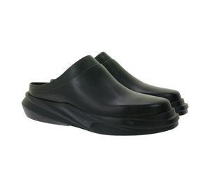 1017 ALYX 9SM Mono Mules for Men Futuristic Slip-Ons with a Minimalist High-Fashion Aesthetic, Black