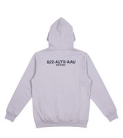 Alyx Collection Herren Logo Kapuzenpullover Streetwear Modern Fit Premium Kapuzen-Sweater Helllila