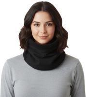 Snow Peak Unisex Thermo-Boa-Fleece-Halswärmer Minimalistischer-Schal Warm & Leicht Schwarz