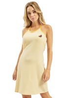 Glamoroso vestido melón amarillo