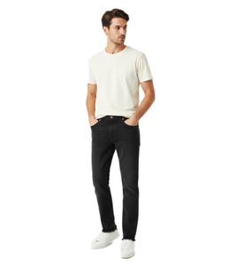 Harmony Dorian 5-Pocket Straight Leg Jeans für Herren Klassische Herrenjeans mit geradem Bein und Premium Denim Schwarz