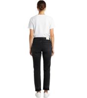 Harmony Dorian Vintage Antifit Women's Jeans in High-Quality Denim with a Unique Hem Detail, Black