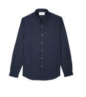 Chemise Harmony Caleb coupe slim à col boutonné, bleu marine
