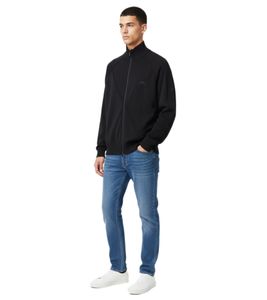 Sweat-shirt zippé A-Cold-Wall Essentials pour homme, coupe décontractée, noir