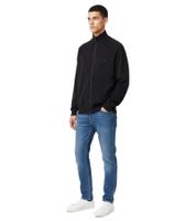 Sweat-shirt zippé A-Cold-Wall Essentials pour homme, coupe décontractée, noir