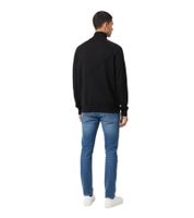 Sweat-shirt zippé A-Cold-Wall Essentials pour homme, coupe décontractée, noir