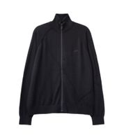 Sweat-shirt zippé A-Cold-Wall Essentials pour homme, coupe décontractée, noir