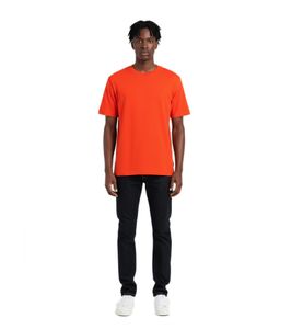 A-Cold-Wall Strickjersey Rich T-Shirt für Herren Premium Jersey-Qualität  Artisan Light /Orange 
