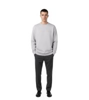 Sweat-shirt homme A-Cold-Wall - Pull minimaliste avec logo tricoté - Style streetwear épuré - Gris