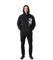 Felpa con cappuccio A-Cold-Wall Scan, felpa streetwear premium con dettaglio grafico Scan moderno, nera