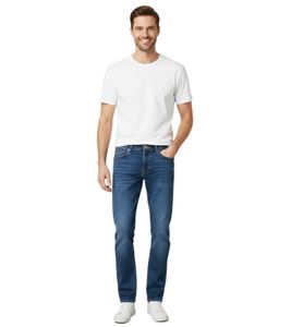 JEANERICA Herren Jeans im 5-Pocket-Style Baumwoll-Hose Blau