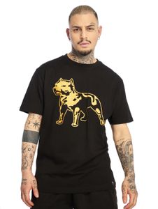 Camiseta negra con el logotipo de Amstaff 2.0