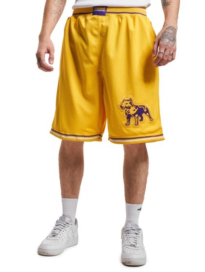 Pantalones cortos de malla Amstaff Zito amarillos