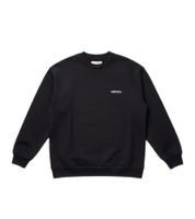 Jeanerica Dion Herren Rundhals-Sweatshirt mit Stempel-Logo Premium-Baumwolle komfortabel und stylish Schwarz 