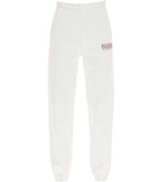 Pantalon de jogging Sporty & Rich Athletic Group pour homme avec logo emblématique drapeau - Confort et style - Gris