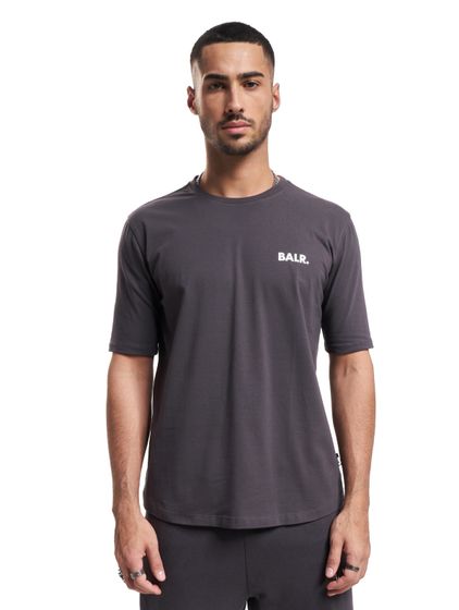 BALR Athletic T-Shirt with small branding on the chest, Asphalt