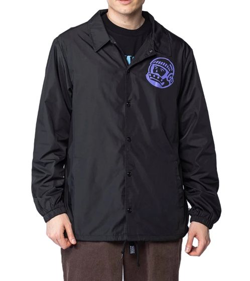 Billionaire Boys Club Astro Helm Coach Übergangs-Jacke mit großem Rückenprint Schwarz