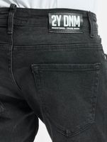 2Y Premium Boran Slim Fit Jeans schwarz