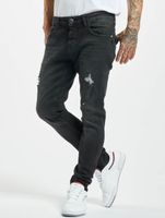2Y Premium Boran Slim Fit Jeans schwarz