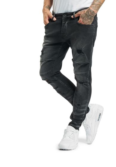 2Y Premium Emin Slim Fit Jeans Schwarz
