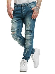 2Y Premium Elkin Slim Fit Jeans blue