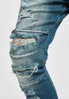 2Y Premium Elkin Slim Fit Jeans blau