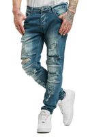 2Y Premium Elkin Slim Fit Jeans blau