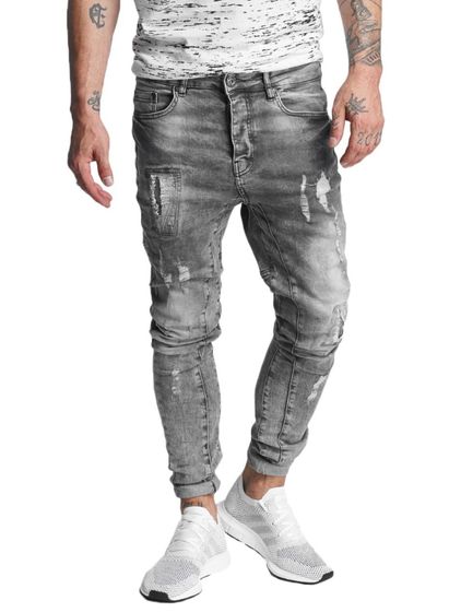Jean anti-coupure 5 poches Carter vsct gris