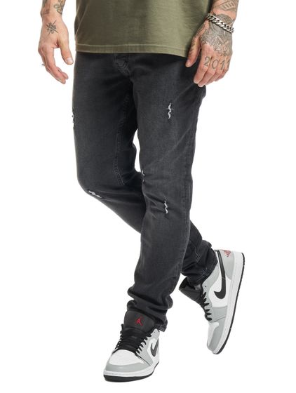 2Y Premium Enno Skinny Jeans dunkelgrau