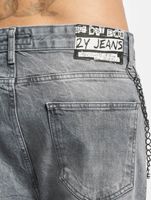 2Y Premium Quinn Karottenjeans Blau