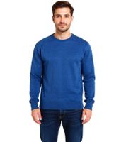 BARO Herren Connery Merino Rollkragen-Sweatshirt Ausgeh-Sweatshirt Blau