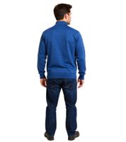 BARO Herren Connery Merino Rollkragen-Sweatshirt Ausgeh-Sweatshirt Blau