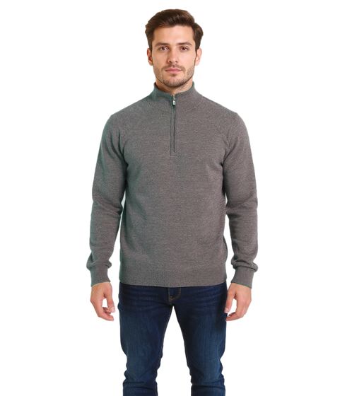 Suéter de punto clásico BARO Palmer para hombre, gris oscuro