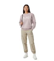 Sudadera unisex de lujo Sporty & Rich Be Nice Crew Sweat – Rosa suave/Blanco