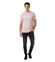 Sporty & Rich Unisex T-Shirt mit „Be Nice“ Print Baumwollshirt in Zartrosa/Weiß