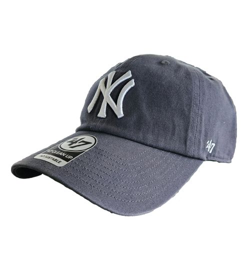 47 MLB New York Yankees Unisex Clean up Snapback Baumwollcap Vintage Marineblau