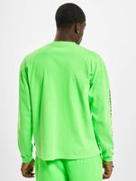 GCDS Unisex Logo Print Longsleeve Baumwolle grün