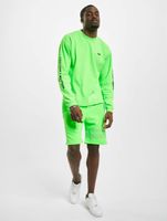 GCDS Unisex Logo Print Longsleeve Baumwolle grün