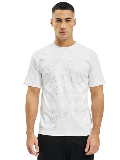 T-shirt blanc « GCDS ne peut pas créer »